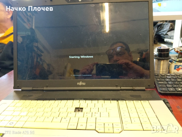 Лаптоп Fujitsu Amilo Pi3660 | 18.4" екран – Идеален за филми и работа, снимка 5 - Части за лаптопи - 54300434