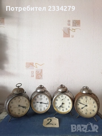 Стари часовници будилници от 30-40те години. , снимка 16 - Антикварни и старинни предмети - 48217246
