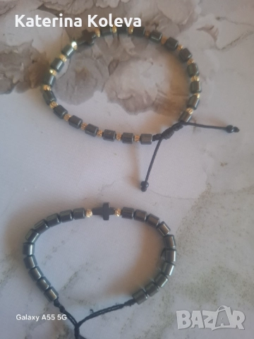 Гривна със златни14к топчета, снимка 8 - Бижутерийни комплекти - 52793490