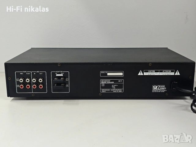 EQ стерео графичен еквалайзер KENWOOD GE-77, снимка 5 - Еквалайзери - 53606552