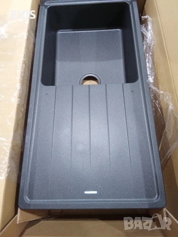 Мивка от композитен гранит Respekta Columbia 100x50S – Черна