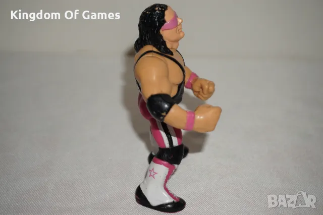 Рядка Оригинална Колекционерска Фигура На Bret Hitman Hart от 1991г Titan Sports INC FOR HASBRO INC, снимка 11 - Колекции - 49290939