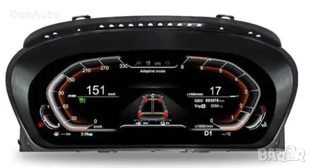 12.3″ Дигитален километраж за BMW 5 E60/E61/E63/E64