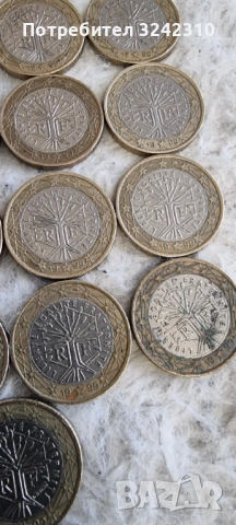 Монета от 1 евро, 1999 г., Франция, снимка 4 - Нумизматика и бонистика - 53943861