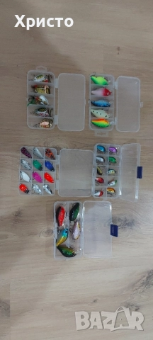 Нови примамки за спининг риболов, воблери, блесни, клатушки, въртящи блесни , снимка 3 - Такъми - 52327447
