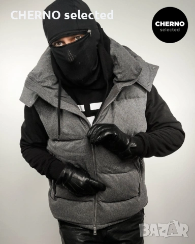 Мъжки пухен елек с качулка MANGO Hooded Puffer Vest – размер XXL, снимка 8 - Якета - 53772970