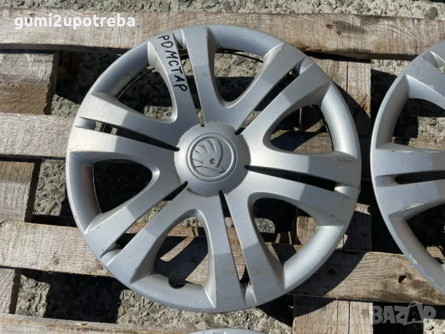 15 цола Тасове SKODA Fabia Roomster 5J0601147L Оригинал, снимка 4 - Аксесоари и консумативи - 50090762