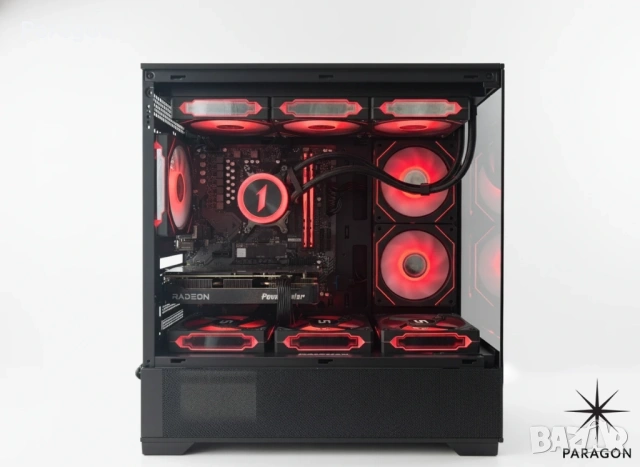 Геймърски компютър Ryzen 5 7500F/RX 9060XT/32GB RAM/1TB, снимка 2 - Геймърски - 53582733