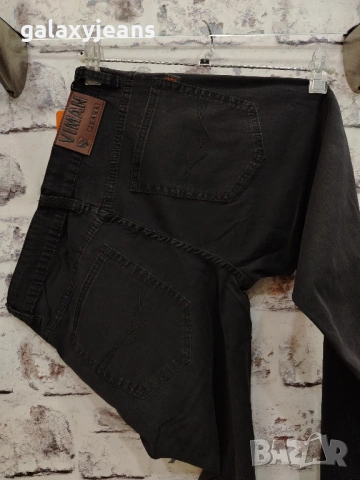 Viman- прави тънки панталони, цвят тъмно сив, изчистени, памук с лек еластан, снимка 2 - Панталони - 53999112