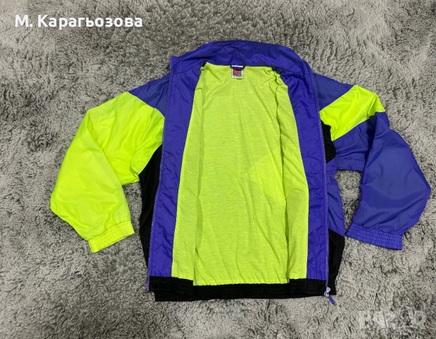 Мъжки винтидж 90s Nike color block windbreaker tracksuit, Размер XL, снимка 3 - Спортни дрехи, екипи - 52554432