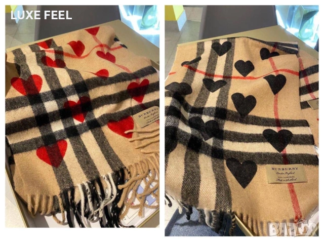 Burberry ⚜️ Унисекс Модел Шалове, снимка 4 - Шалове - 53374134