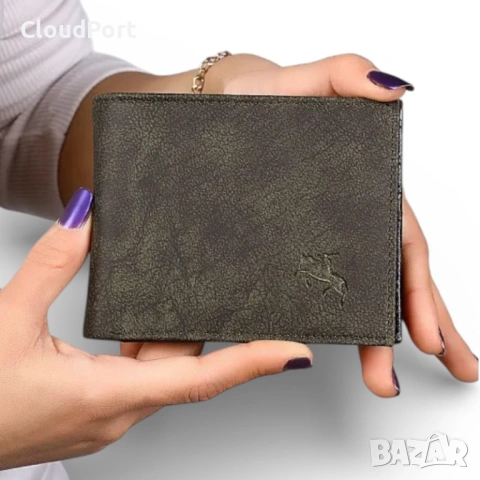 Мъжки комплект, POLO Air, портфейл и часовници, зелен, снимка 4 - Портфейли, портмонета - 53114817