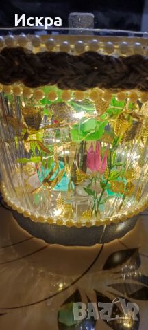 Въртяща се светеща украса с огледална повърхност , снимка 4 - Декорация за дома - 45852622