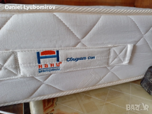 Продавам матрак "НАНИ" 200*160/ , снимка 3 - Матраци - 53681153
