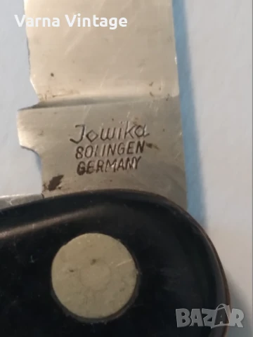 Колекционерски сгъваем нож JOWIKA SOLINGEN Германия., снимка 7 - Колекции - 50694796