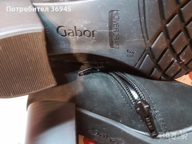 Gabor, нови боти, естествен велур, н.36, снимка 6 - Дамски боти - 53476505