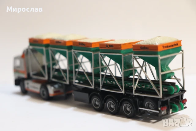 HERPA 1:87 H0 MAN ТИР КАМИОН ИГРАЧКА КОЛИЧКА МОДЕЛ, снимка 14 - Колекции - 50767219