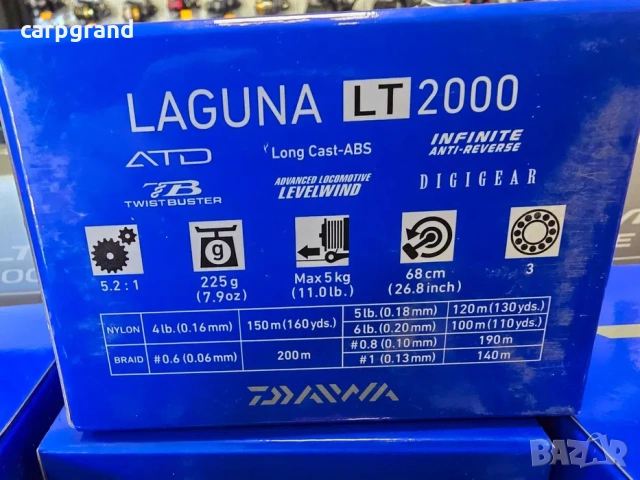 Макара Daiwa 20 LAGUNA 1000-2000 LT, снимка 9 - Макари - 54163270