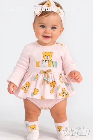 Боди с поличка и лента