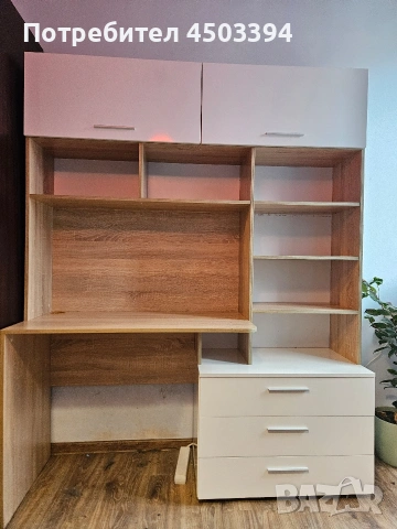 Бюро/ ученическо/ с надстройка