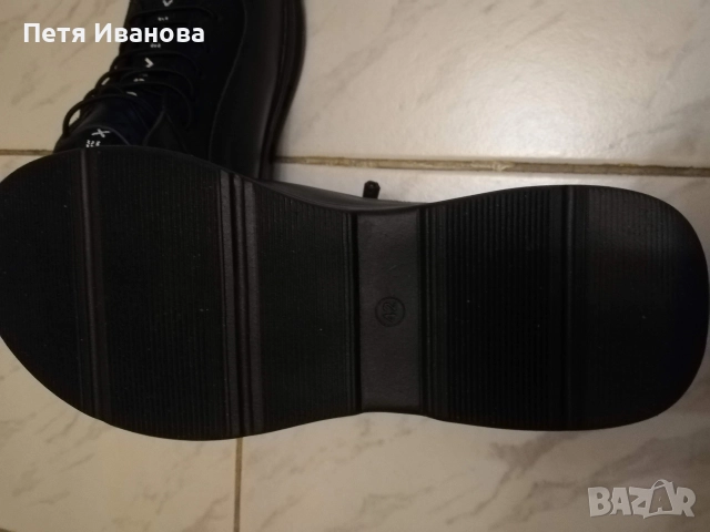 мъжки спортни обувки от естествена кожа , снимка 2 - Маратонки - 52646316