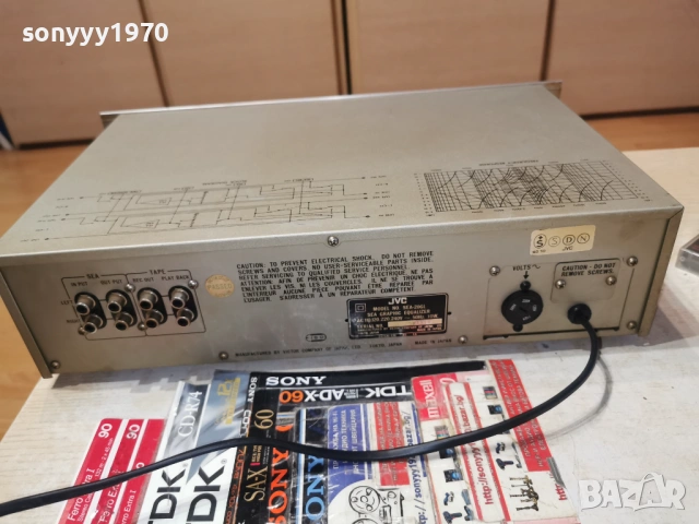 JVC EQUALIZER-MADE IN JAPAN 1203261911LCHERY1, снимка 14 - Ресийвъри, усилватели, смесителни пултове - 53816029
