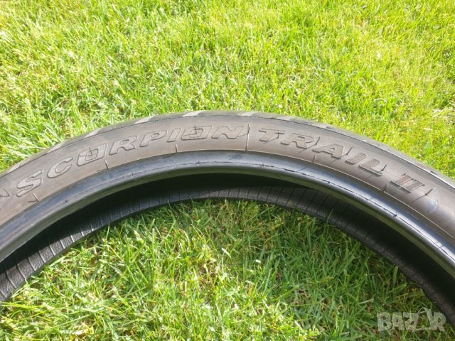 Предна гума Pirelli Scorpion Trail II - 110/80 R19 59V, снимка 7 - Гуми и джанти - 45483609