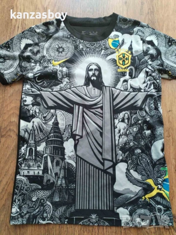 BRAZIL X JESUS ​​2024/25 black edition jersey - юношеска тениска р-р 164см, снимка 3 - Тениски - 54242577