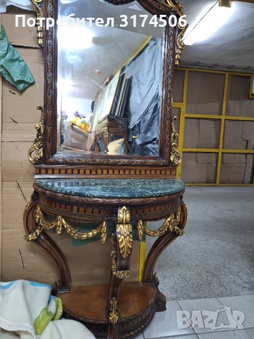 Конзола с огледало внос от Гърция , снимка 3 - Огледала - 52893361