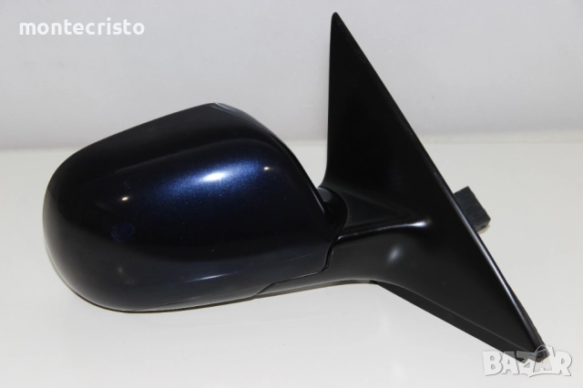 Дясно огледало Audi A6 C5 (1997-2005г.) 8 пина / Синьо стъкло Син къс вариант електрическо, снимка 4 - Части - 51586052