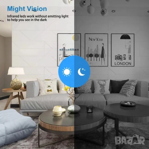 Мини камера за наблюдение WIFI 4K FULL HD, видеонаблюдение, мини камера, снимка 5 - HD камери - 52164034
