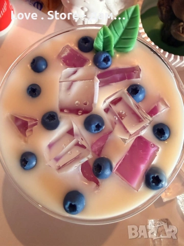 Подарък , свещ ръчна изработка ароматна и нежна , снимка 4 - Декорация за дома - 53614208