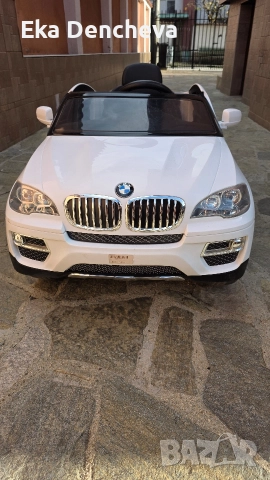 Акумулаторен джип BMW X6 JJ258 Moni, бял, снимка 7 - Аксесоари и консумативи - 52560811