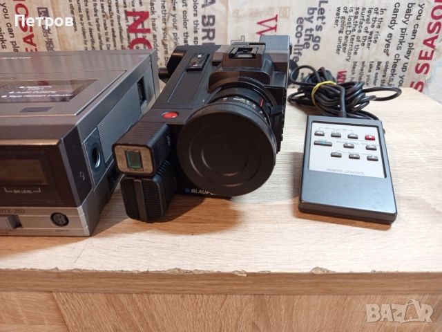 Репортерски"VHS "Blaupunkt"RTX-260 и Видео Камера"Blaupunkt"TVC-373, снимка 2 - Антикварни и старинни предмети - 51615863