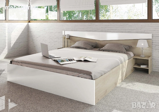 Спален Комплект Сити 2007+Матрак, снимка 5 - Спални и легла - 20907343