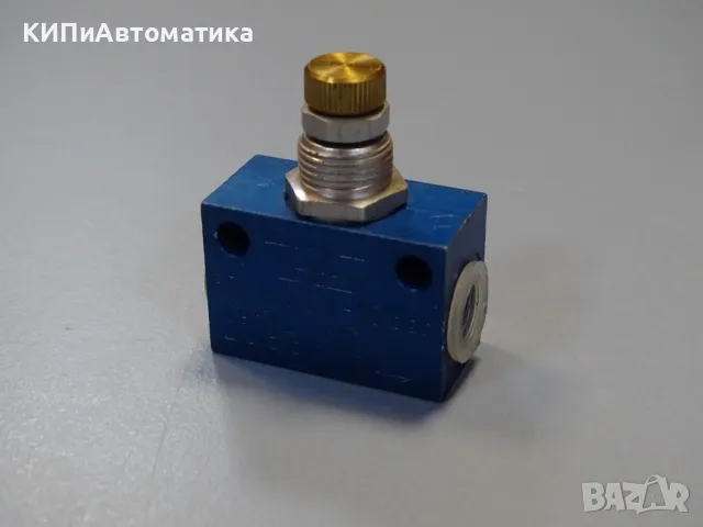 вентил за контрол на потока Festo GR-1/8 Flow Control Valve 0-10Bar, снимка 2 - Резервни части за машини - 48766839