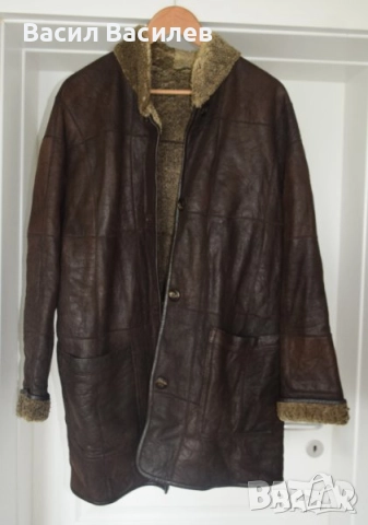 CHRIST дамски кожух, кожено палто естествена кожа