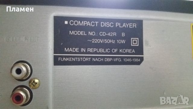 Samsung CD-42 R CD-Player , снимка 6 - Ресийвъри, усилватели, смесителни пултове - 45675645