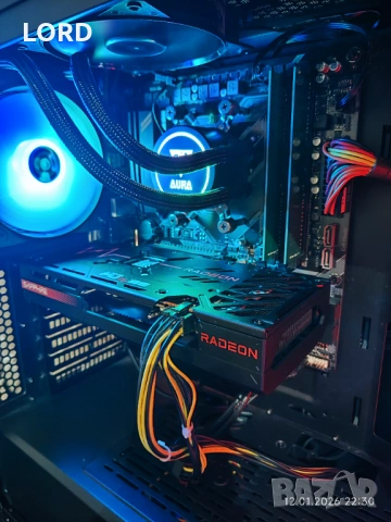 Геймърски Ryzen 5 5600X, RX 7600 8GB, RAM 16GB DDR4 3200, снимка 2 - Геймърски - 53079556