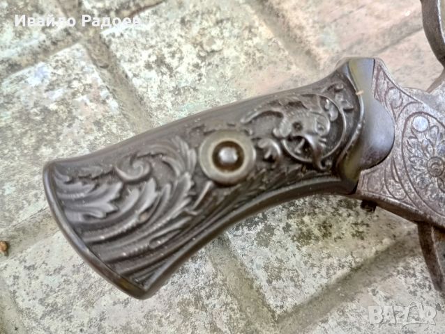 Рама от револвер "Лефуше" кал.7мм, снимка 8 - Антикварни и старинни предмети - 46419408