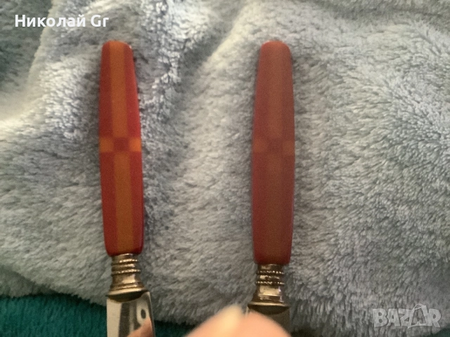 Ножове за плодове Золинген карболитни дръжки , снимка 3 - Прибори за хранене, готвене и сервиране - 52288331