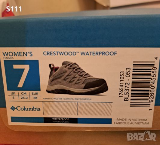 Columbia Туристически непромокаеми обувки, модел Crestwood Waterproof, снимка 6 - Маратонки - 45596264