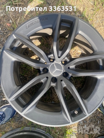 Пригинални джанти 19 ки за мерцедес GT AMG, снимка 5 - Гуми и джанти - 54132812