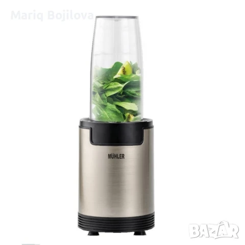 Нутри блендер Muhler, 600W, 6 ножа, 2 чаши,, снимка 2 - Блендери - 49364208