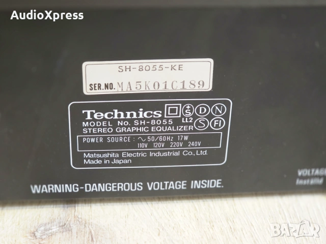 🎛️ Technics SH-8055 – легендарен винтидж графичен еквалайзер 🎶, снимка 6 - Ресийвъри, усилватели, смесителни пултове - 53003053