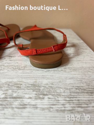 H&M Оранжеви сандали 39 размер 🧡, снимка 3 - Сандали - 45422470