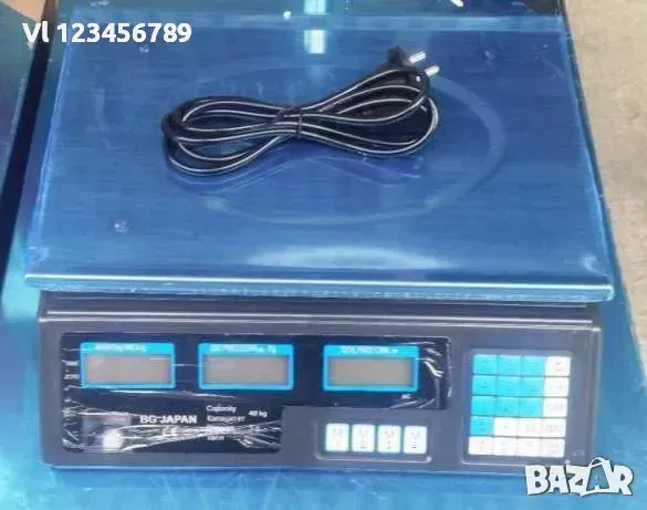 Eлектронна везна / кантар до 40 кг - неръждаем плот, снимка 2 - Везни - 49701811