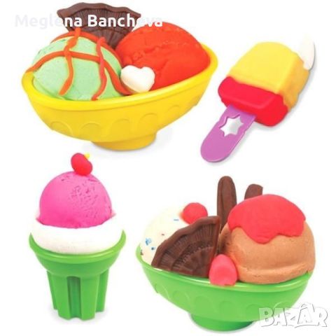 Детска машина за сладолед с пластелин