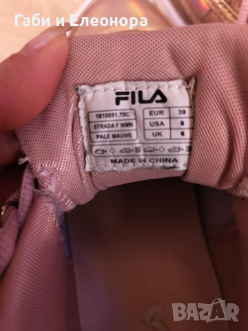 Fila - Сникърси Strada F Wmn 1010891.70C Розов Цвят: Розов, снимка 3 - Маратонки - 54246922