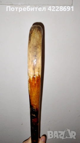 Автентичен дървен бастун-70см., снимка 4 - Антикварни и старинни предмети - 49387232